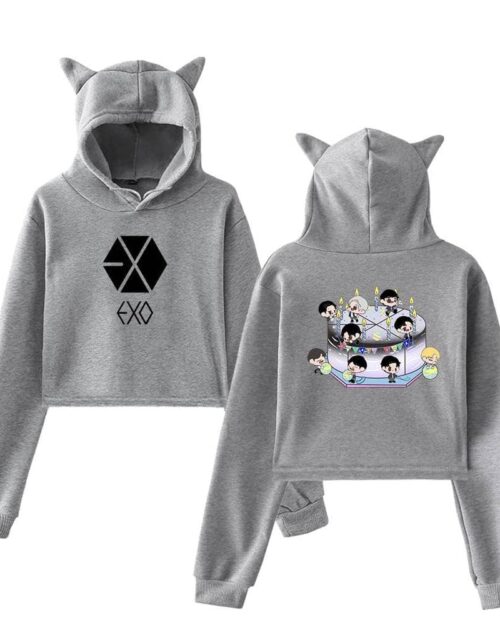 EXO Cropped Hoodie #3