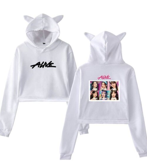 IVE Cropped Hoodie #1