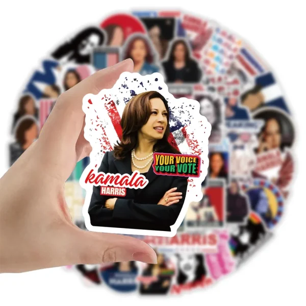 Kamala Harris Stickers (50 Pcs) #1 - Image 2