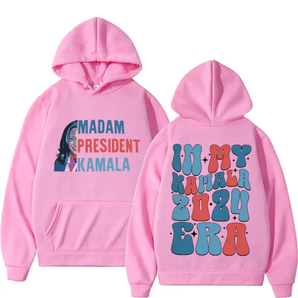 Madam President Kamala Harris 2024 Hoodie #1 - Image 4