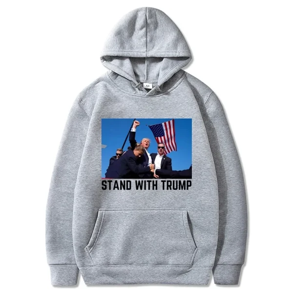 Trump Shot Hoodie #1 - Image 2