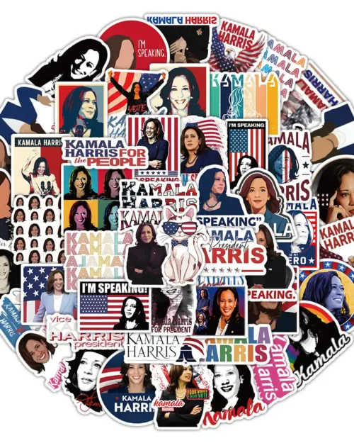 Kamala Harris Stickers (50 Pcs) #1