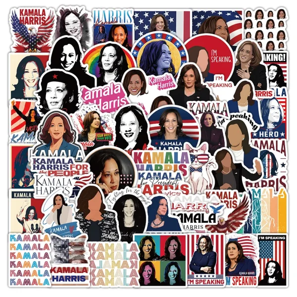 Kamala Harris Stickers (50 Pcs) #1 - Image 3