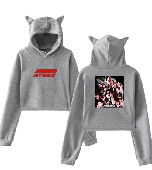 Ateez Cropped Hoodie #7