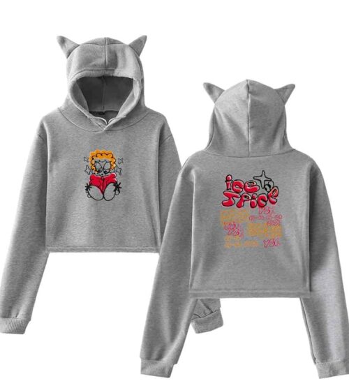 Ice Spice Cropped Hoodie #3
