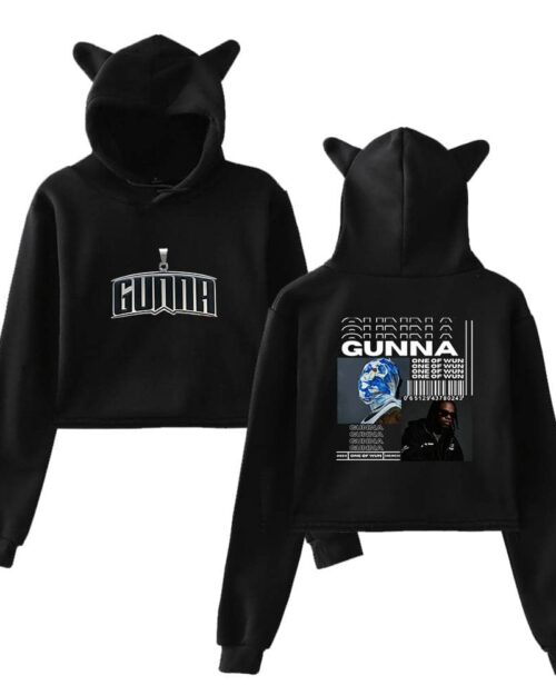 Gunna Cropped Hoodie #4
