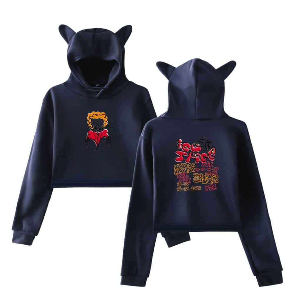 Comfy black hoodie with fun cartoon character and vibrant graphic print, perfect for casual wear and street style fashion.