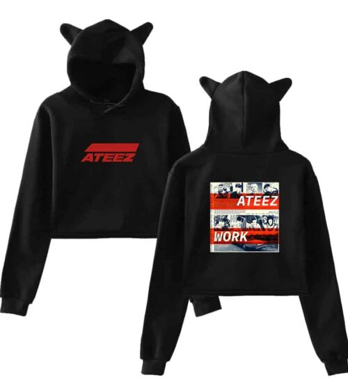Ateez Cropped Hoodie #8