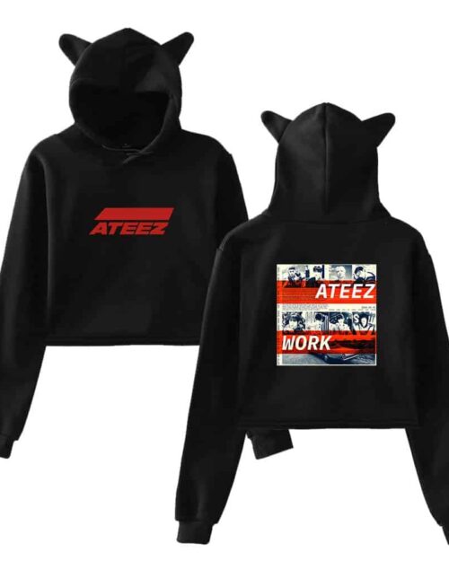 Ateez Cropped Hoodie #8