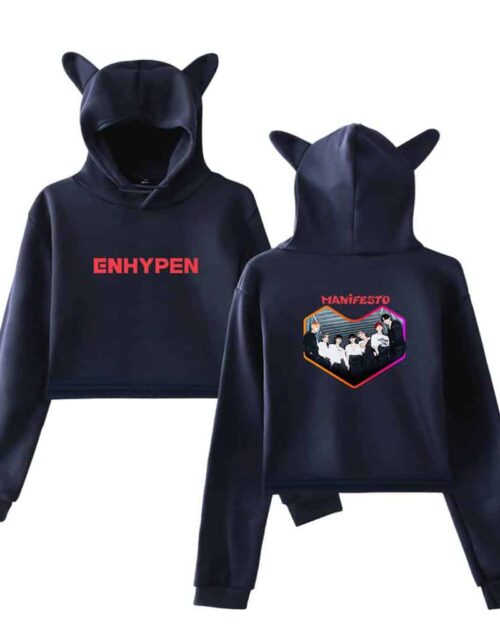Enhypen Cropped Hoodie #2