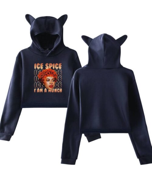 Ice Spice Cropped Hoodie #2