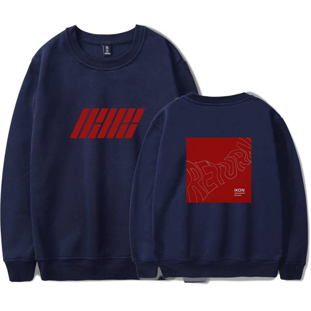 IH!H! hoodie featuring bold red graphic designs on both the front and back, perfect for fans and collectors of limited edition merchandise.