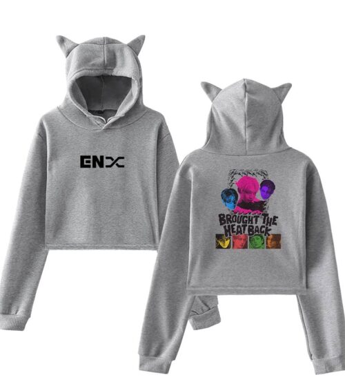 Enhypen Cropped Hoodie #3