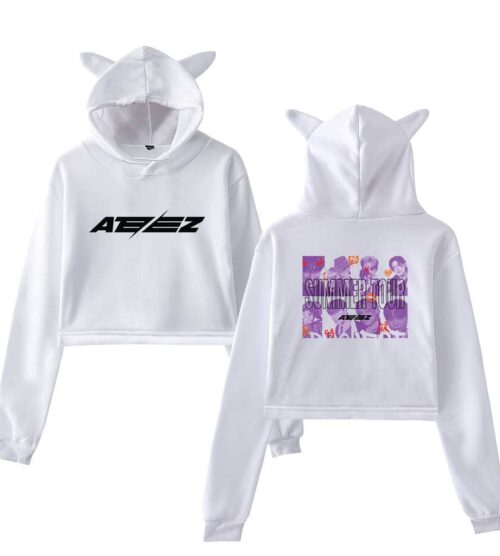 Ateez Cropped Hoodie #5