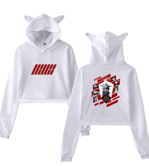 iKon Cropped Hoodie #1