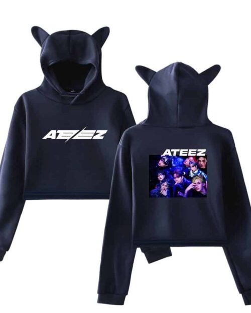 Ateez Cropped Hoodie #6