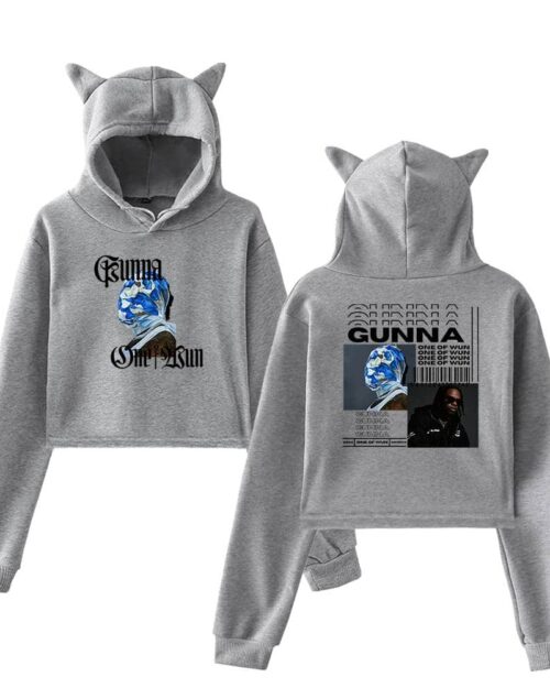 Gunna Cropped Hoodie #3