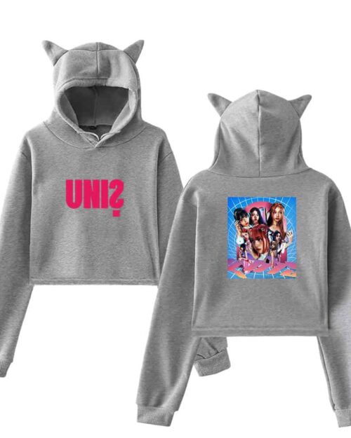 Unis Cropped Hoodie #3