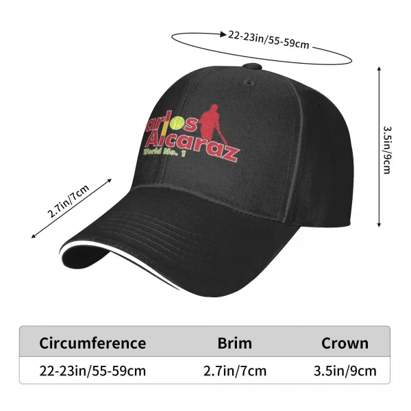 Carlos Alcaraz Tennis Cap #1 - Image 5