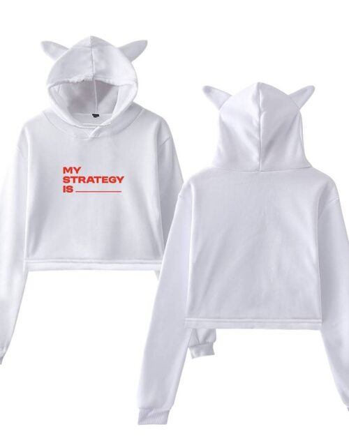 Twice Strategy Cropped Hoodie #1