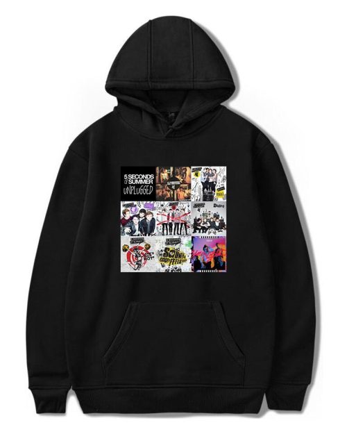 5SOS Collage Hoodie #1