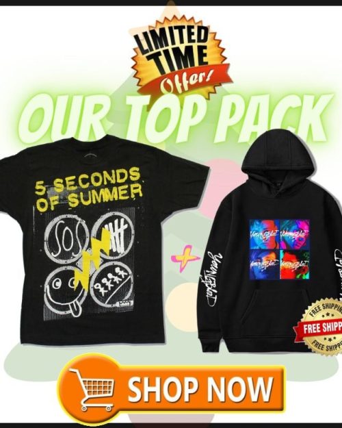5SOS Pack: Hoodie + T-Shirt + 2 Pairs of Socks