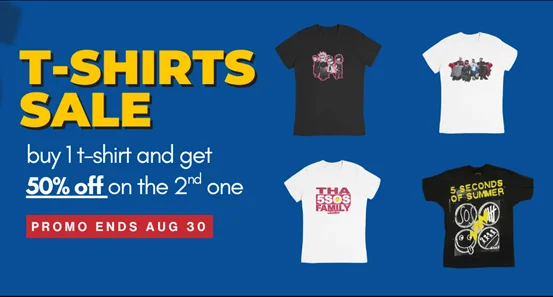 5sos t-shirts